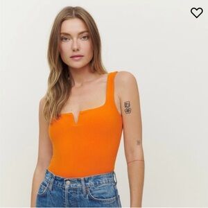 Reformation Ossie Tank in Citrus | XS